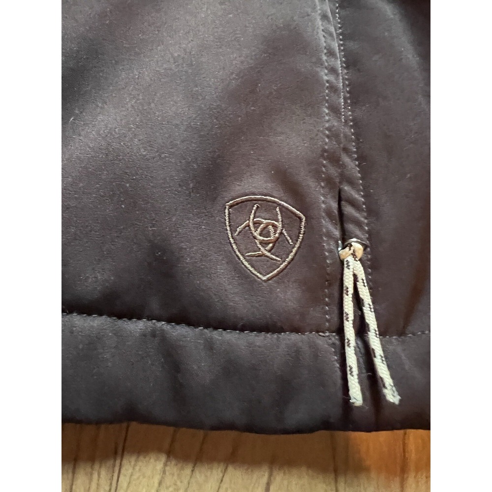 Ariat Jacket Womens Small Brown SoftShell Western Embroidered Aztec Zip Rodeo‎ - Picture 8 of 12